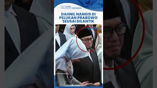 Detikdetik Dahnil Anzar Nangis Disalami Prabowo seusai Dilantik Presiden Langsung Tepuk Pundak [upl. by Euqinimod]