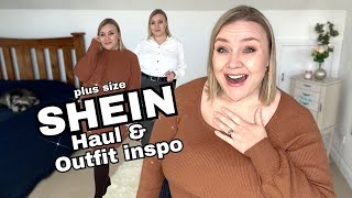 SHEIN PLUS SIZE HAUL  First haul of the year [upl. by Robb]