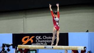 Tanaka Rie JPN BB qualification Worlds 2010 [upl. by Hamitaf557]