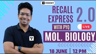 RECALL EXPRESS 20  Molecular Biology  Unit 3  With PYQs  Recall Within 2 Hours  Virendra Singh [upl. by Primrose231]