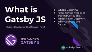 What is Gatsby JS  AJScript [upl. by Aynek836]