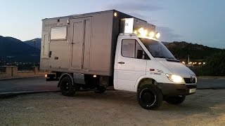 Mercedes sprinter camion 4x4 camper van conversion 2015 [upl. by Pollux]