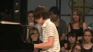 Greyson Chance Singing Paparazzi Lady Gaga [upl. by London471]