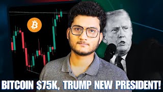 BITCOIN NEW ATH 756K TRUMP TAKES LEAD  Crypto Market Update [upl. by Anaoj987]