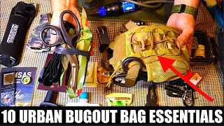 10 Urban Bugout Bag Essentials [upl. by Sidman]