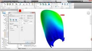 Autodesk Nastran InCAD  Nonlinear Static Analysis [upl. by Simetra]