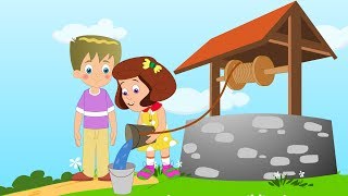 Jack and Jill  Nursery Rhyme with lyrics  Kids Tv Nursery Rhymes For Toddlers  Cartoons For Kids [upl. by Talia833]