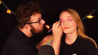 ASMR Boyfriend Does My Makeup Whispered [upl. by Petite]