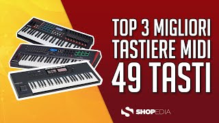 🏆 TOP 3 MIGLIORI TASTIERE MIDI 49 TASTI 2021  CONFRONTO amp OPINIONI [upl. by Lleira]