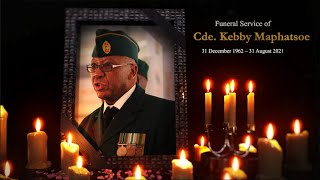 Funeral Service of the Late Cde Emmanuel Kebby Maphatsoe [upl. by Nelra]