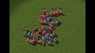 French Cuirassier vs Ottoman Sipahi  Imperial Upgraded 25v25  Age of Empires 3 Definitive Edition [upl. by Mot]