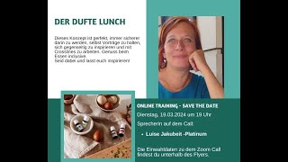 YL Business Konzepte Webinar 4 Dufter Lunch [upl. by Heilner388]