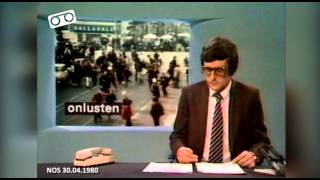 NOS Journaal  De Krakersrellen in Amsterdam 30041980 [upl. by Aeresed]