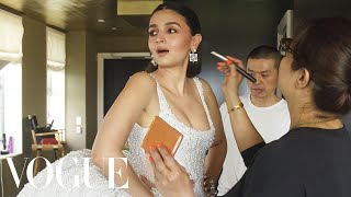 Inside Alia Bhatts First Met Gala  Vogue [upl. by Elamef]