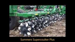 Vertical Tillage Thelen Farms Salford RTS Summers Supercoulter Plus [upl. by Truman]