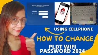 Paano Palitan Ang Wifi Password At Name Sa PLDT Home Fiber Gamit Ang Cellphone 2024 [upl. by Duke449]