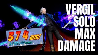 Youre Going Down Max Damage Solo Vergil No XF 21m [upl. by Lamrej]