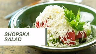 Shopska Salad  Bulgarian salad  Food Channel L Recipes [upl. by Uzziel236]