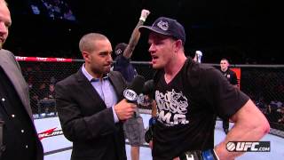 UFC on FX 7 CB Dollaway Octagon Interview [upl. by Akinajnat744]