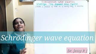 Schrodinger time dependent and time independent wave equation [upl. by Anahsed]