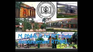 MPhil and PhD entrance examPETdate announcement RTMnagpur University 202223 more details on 👇 [upl. by Elyr61]