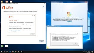 How to Fix All MS Office Installation Errors MS Office 20032016 In Windows 1087XP [upl. by Anglo]