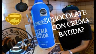 ¿CHOCOLATE EN AGUA  CON CREMA BATIDA Lyncott [upl. by Cicero]