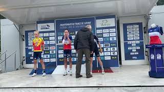 Podium Championnat de France Espoirs Femmes 2023 [upl. by Ewell]