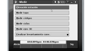 Trimble Access  Tutorial 1 Medir topo [upl. by Nohj419]