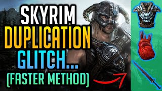 Skyrim Duplication Glitch  How to Duplicate Any Item FASTER METHOD [upl. by Dupaix]