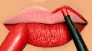 How To The Perfect Red Lip Tutorial [upl. by Sculley]