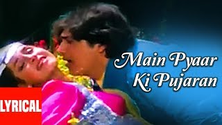 Main Pyar Ki Pujaran Lyrical Video  Hatya  Bappi Lahiri  Moh AzizSapna MukherjeeGovindaNeelam [upl. by Naras]