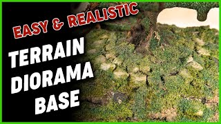 How to Easily Build a Diorama Terrain [upl. by Nitsraek]