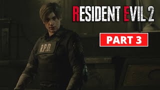 Resident Evil 2 Remake  Gameplay Walkthrough  Part 3  4K 60FPS PS5  No Commentary [upl. by Yelad453]