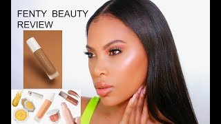 FENTY BEAUTY BY RIHANNA  FIRST IMPRESSIONS  HONEST REVIEW  TUTORIAL [upl. by Newman]