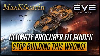 Ultimate Procurer Fit Guide Laugh While PermTanking Gankers Tier 9 Mining Glory  Eve Echoes [upl. by Clyde]