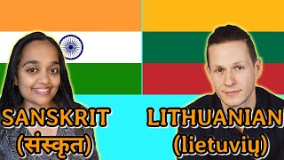 Similarities Between Sanskrit and Lithuanian [upl. by Goldina999]