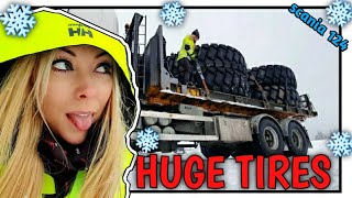 💃🏼 DUMP TRUCK TIRES moving cargo  Angelica Larsson [upl. by Tolecnal]