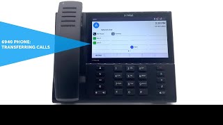 6940 Phone Transferring Calls MiVoice Business [upl. by Anirac183]