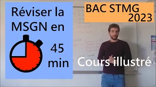 Révisions de MSGN pour le bac STMG 2023 management [upl. by Asirralc380]