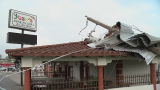 Tornado recovery continues in Hot Springs local restaurant damaged [upl. by Nefen145]