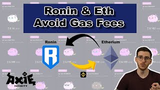 Send Ethereum to and from Ronin  Avoid Gas Fees Axie Infinity [upl. by Meil]