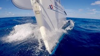 Offshore Sailing  6 Days to Caribbean [upl. by Yrdnal]