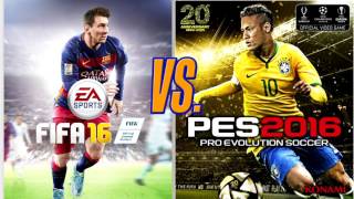 FIFA 16 vs PES 2016 [upl. by Bartolomeo]