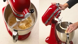 KitchenAid KSM150PSER 5 Quart Artisan Series Tilt Head Stand Mixer Empire Red with Pouring Shield [upl. by Rosemary86]