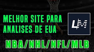 Melhor site de análise para NBA  Top 1 em linhas jogadores pontos rebotes times  Linemate [upl. by Eemla620]