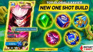 NEW SEASON NEW GUIDE XAVIER TO RANK UP FASTER IN 2024 😱  BEST TUTORIAL BUILD RECOMMENDED  MLBB [upl. by Ferreby]