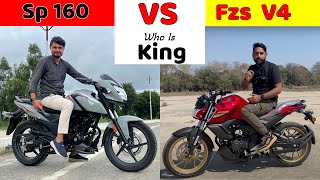 New 2023 Yamaha FZS V4 VS Honda Sp 160 Which Is Best [upl. by Andris]