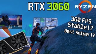 🚀 RTX 3060  Ryzen 5 5600X · LOW Meshes · FORTNITE Competitive Settings [upl. by Lachman18]