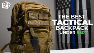 The Best Tactical Backpack Under 50 on Amazon Unboxing amp Review 2021 [upl. by Johppa]